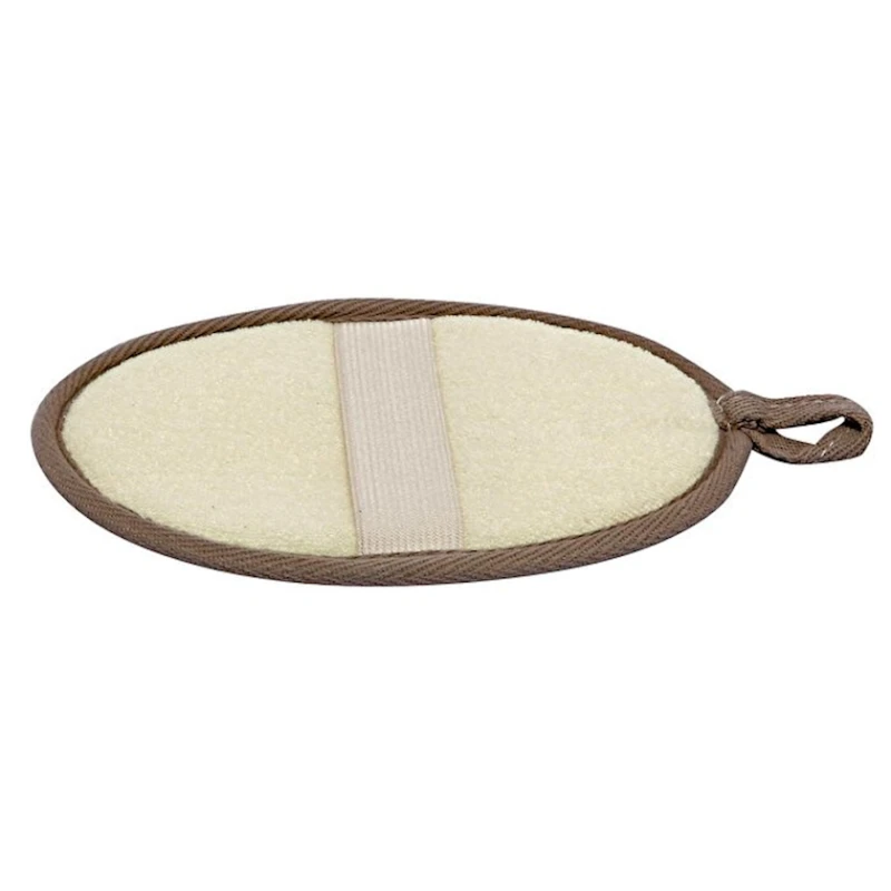 Мочалка-мешочек For Your Beauty, Люфа, бежевая