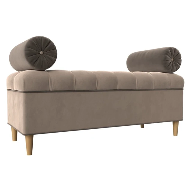 Пуфик 12, ткань, бежевый, 40x35x80 см Пуфик 12, ткань, бежевый, 40x35x80 см