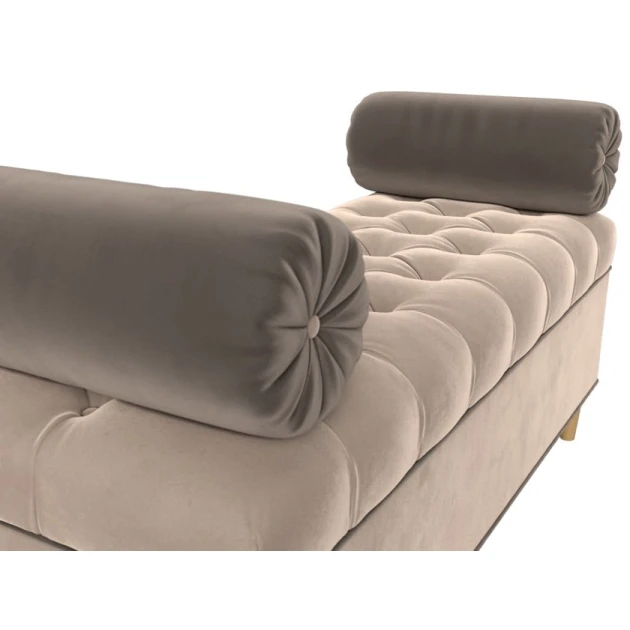 Пуфик 12, ткань, бежевый, 40x35x80 см Пуфик 12, ткань, бежевый, 40x35x80 см