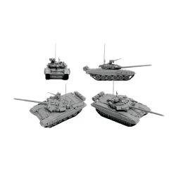 Сборная модель Zvezda Russian Main Battle Tank T-90, 5+ лет, 205 элементов