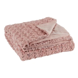 Pled JYSK Kongsspir, 140x200 sm, çəhrayı