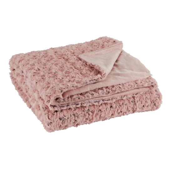 Pled JYSK Kongsspir, 140x200 sm, çəhrayı