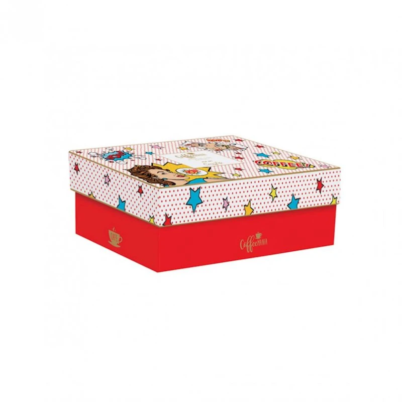 Кофейная пара Easy Life Pop Art, фарфор, на 2 персоны, 240 мл Кофейная пара Easy Life Pop Art, фарфор, на 2 персоны, 240 мл