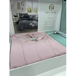 Комплект постельного белья First Home FS-553, пододеяльник 200х220 см, простыня 240х260 см, наволочки 50х70 см, сатин, разноцветный