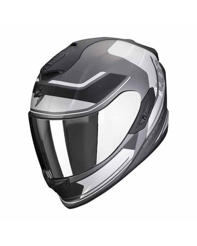 Motosiklet dəbilqəsi Scorpion EXO-1400 Evo Air Vittoria Argent mat-Blanc M