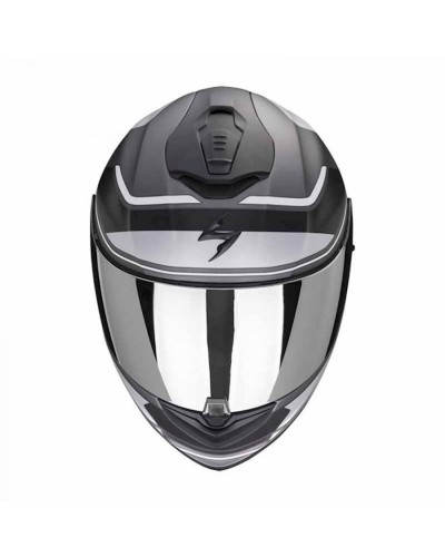 Motosiklet dəbilqəsi Scorpion EXO-1400 Evo Air Vittoria Argent mat-Blanc M