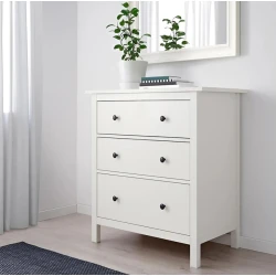 Комод ev_12116101, ламинат, белый, 75x45x85 см Комод ev_12116101, ламинат, белый, 75x45x85 см