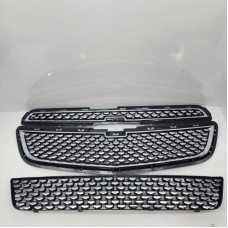 Ön bamperin barmaqlığı Chevrolet Cobalt avtomobili üçün Diamond A-129, xrom