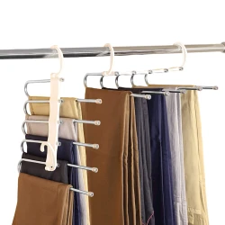 Набор вешалок для брюк MA-GH190, пластик/алюминий, белый, 1 шт Набор вешалок для брюк MA-GH190, пластик/алюминий, белый, 1 шт