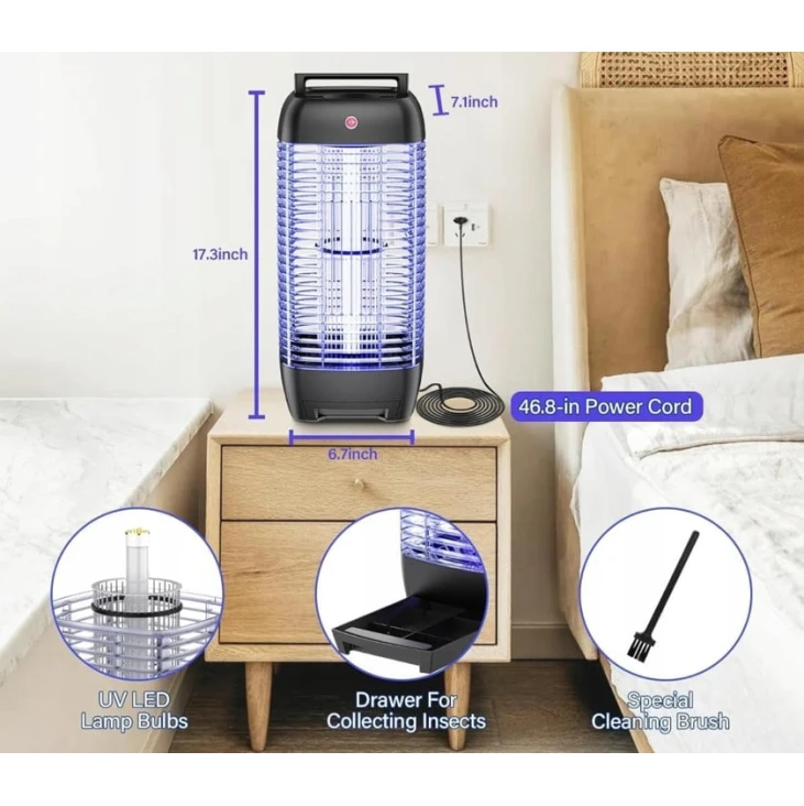 Электронная ловушка для комаров и насекомых DSP FRD3100 Электронная ловушка для комаров и насекомых DSP FRD3100