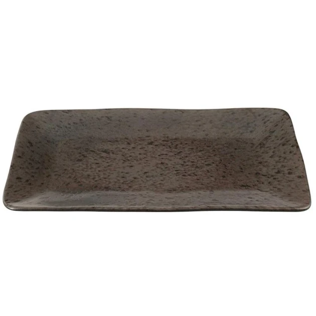 Блюдо Porland Stoneware Ironstone, прямоугольное, 22x38 см, коричневое Блюдо Porland Stoneware Ironstone, прямоугольное, 22x38 см, коричневое