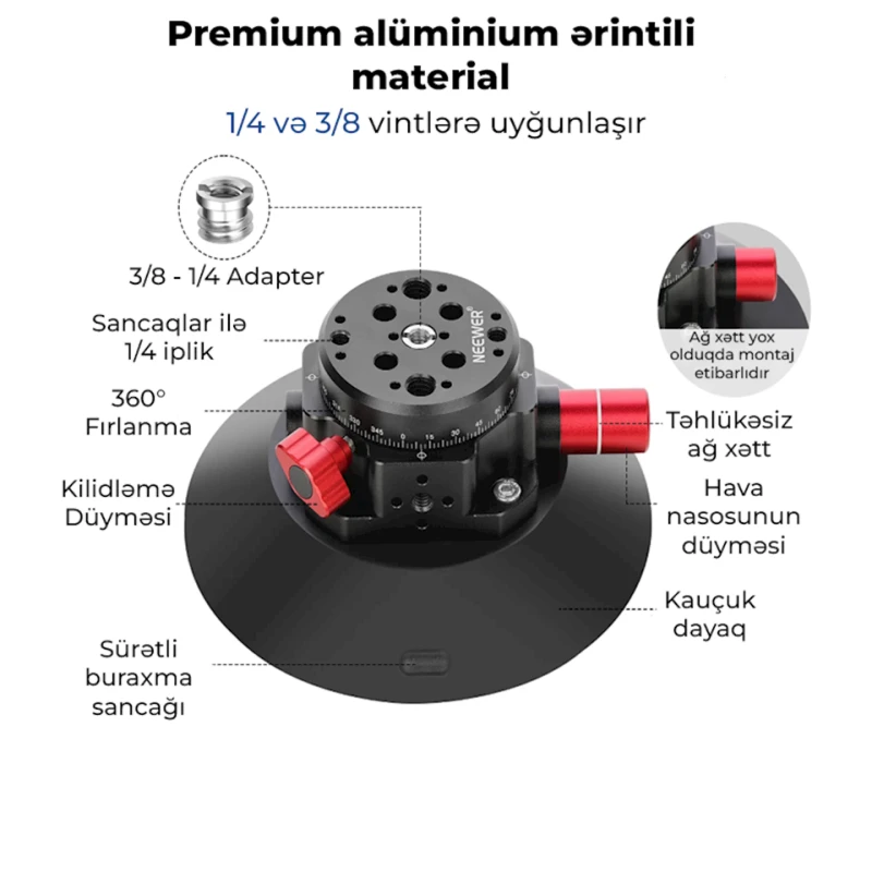 Автомобильный держатель Neewer CAO-06 Автомобильный держатель Neewer CAO-06