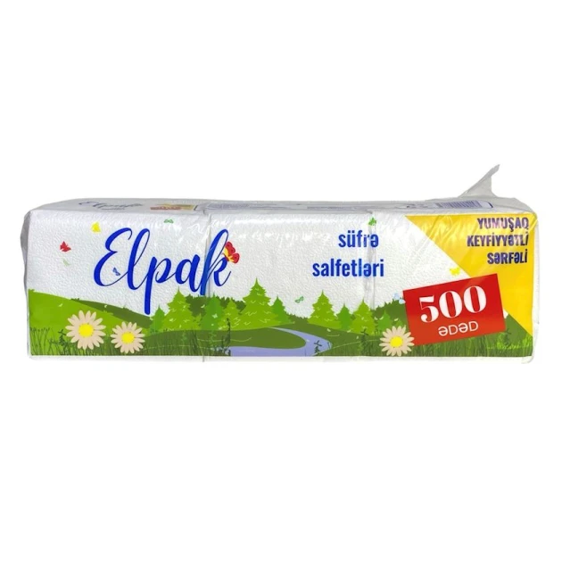 Сервировочные салфетки Elpak, 500 шт Сервировочные салфетки Elpak, 500 шт