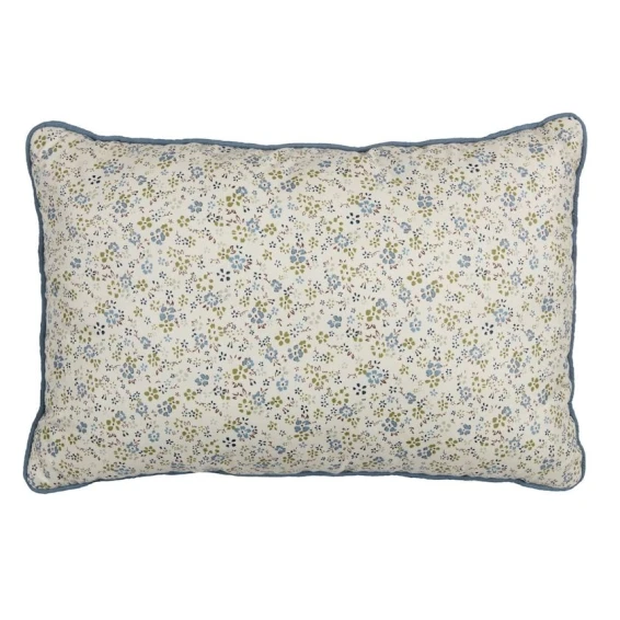 Декоративная подушка JYSK Fresia, 35x50 см, зеленый/синий