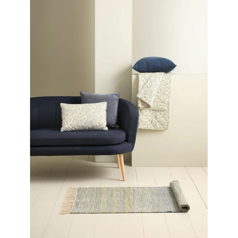 Декоративная подушка JYSK Fresia, 35x50 см, зеленый/синий