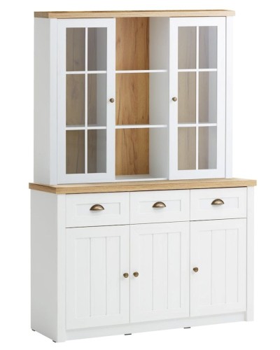 Bufet JYSK Markskel, 130x87x43 sm, ağ