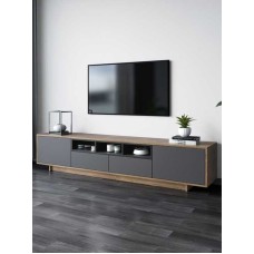 Tumba Ev Plus ev_12116030, LDSP, antrasit, qəhvəyi, 200x40x45 sm