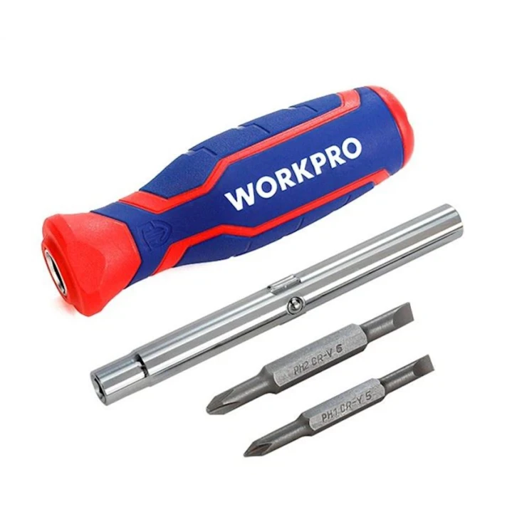 Отвертка 6 в 1 Workpro WP221046, CR-V