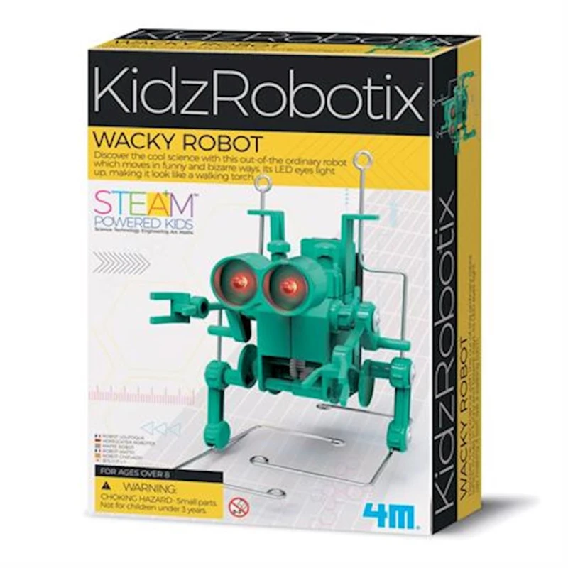 Конструктор 4M Kidz Robotix Wacky Robot Конструктор 4M Kidz Robotix Wacky Robot