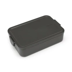 Ланч-бокс Brabantia Make & Take Bento, 16.7x6.2x25.5 см, пластик, темно-серый