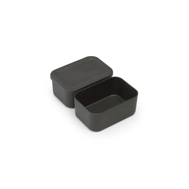 Ланч-бокс Brabantia Make & Take Bento, 16.7x6.2x25.5 см, пластик, темно-серый