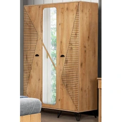 Шкаф Woodpecker Alfa, коричневый, 122x190x52 см