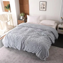 Одеяло MiraNova LQ-073, 210x230 см, бамбук, серое