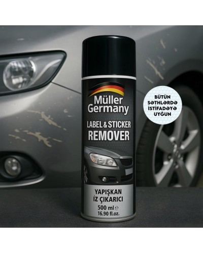 Yapışqanların silinməsi üçün vasitə Müller Germany 500 ml (8681719238254)