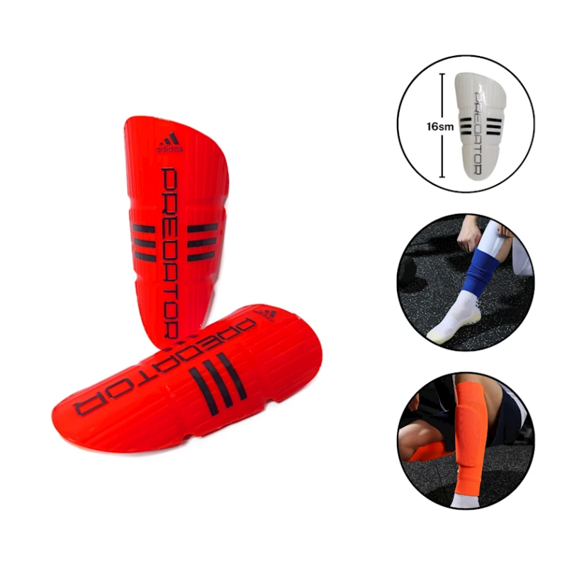 Комплект щитков Shin Guard 3090 Predator, 16 см, красный