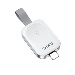 Беспроводное зарядное устройство Wiwu M16 Pro, Белый/Серебристый Беспроводное зарядное устройство Wiwu M16 Pro, Белый/Серебристый