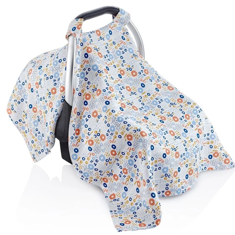 Покрывало детское унисекс Babyjem, 110х90 см, хлопок/муслин, белое Покрывало детское унисекс Babyjem, 110х90 см, хлопок/муслин, белое