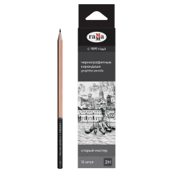 Графитовый карандаш Гамма Старый мастер 2H, 2.0 мм