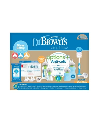 Yenidoğulanlar üçün köp və sancı əleyhinə dəst Dr.Brown's, 150/ 270 ml