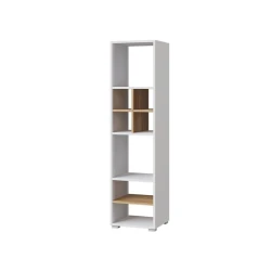 Стеллаж 3563_M3StelKompl4Whzol, 40х35х160 см, белый Стеллаж 3563_M3StelKompl4Whzol, 40х35х160 см, белый
