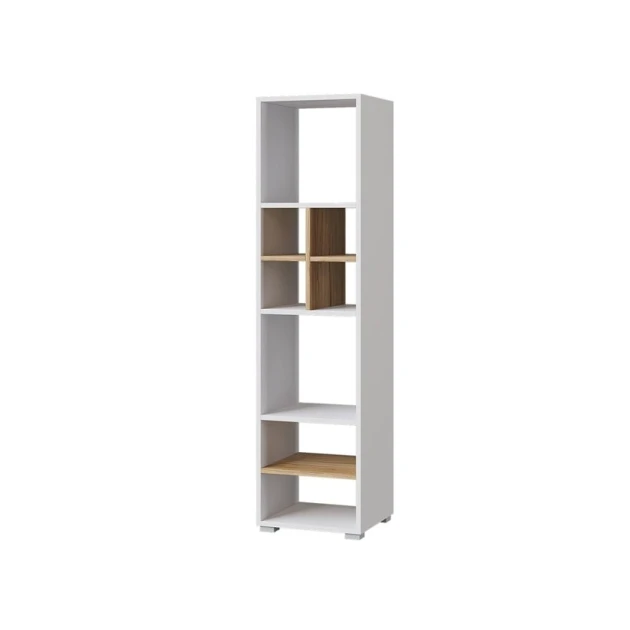 Стеллаж 3563_M3StelKompl4Whzol, 40х35х160 см, белый