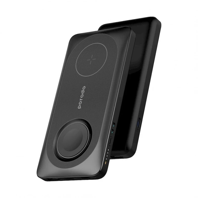 Xarici akkumulyator Porodo Multi-Device 10000mAh 20W Super-Slim Magsafe Power Bank Black 10000 mAh