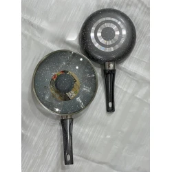 Сковородка Plateon081, серая, 18 см, 1 шт