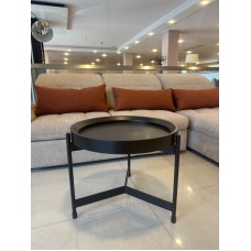 Jurnal masası Loft, 60x52 sm, MDF, dəmir ayaqlı - GV-1