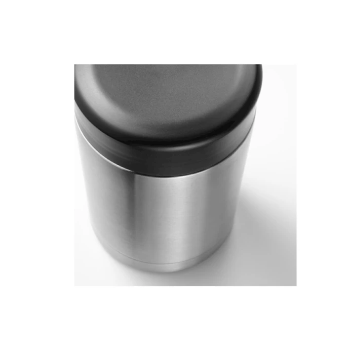 Термос для еды IKEA Efterfragad, 500 мл, нержавеющая сталь, черный/серебристый Термос для еды IKEA Efterfragad, 500 мл, нержавеющая сталь, черный/серебристый