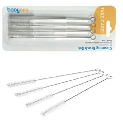 Ершики BabyOno для чистки соломок и трубочек 733, 4 шт Ершики BabyOno для чистки соломок и трубочек 733, 4 шт