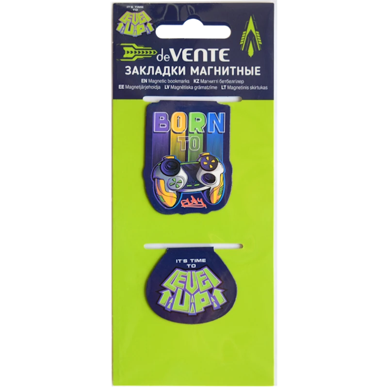 Набор закладок deVente Level Up Game, 2 шт Набор закладок deVente Level Up Game, 2 шт