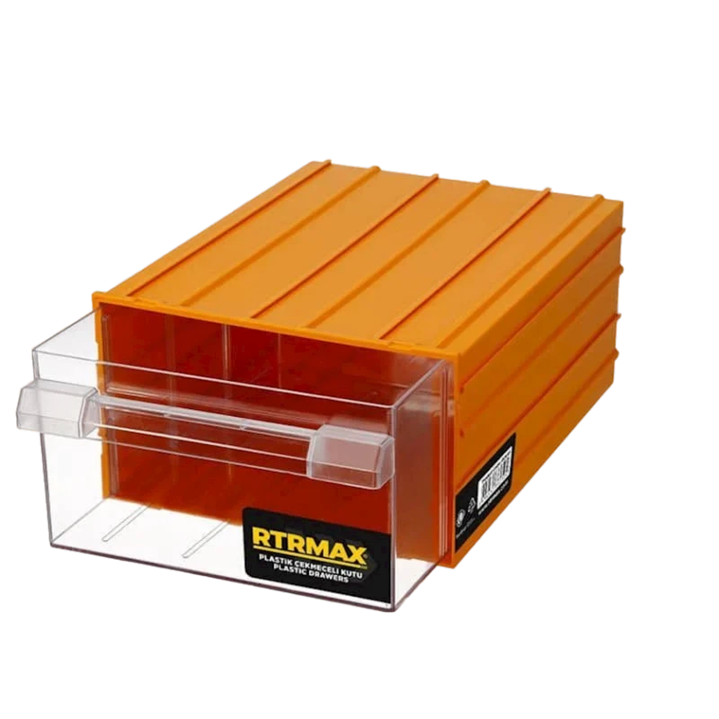 Ящик Rtrmax RCK35, 65x110x170 мм, пластик, желтый