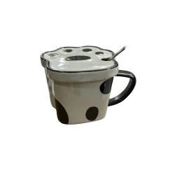 Кружка RR983, 350 мл, керамика, белая/черная Кружка RR983, 350 мл, керамика, белая/черная