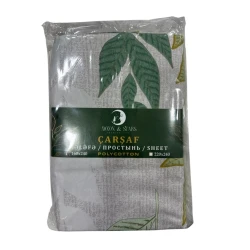 Простыня Moon Star hc_2110000003529, 160x240 см, односпальный, серая/зеленая Простыня Moon Star hc_2110000003529, 160x240 см, односпальный, серая/зеленая