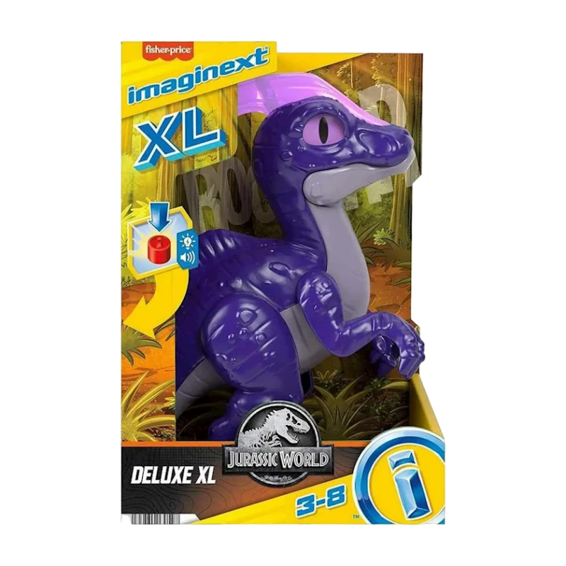Интерактивная игрушка Fisher-Price HML43 Jurassic World Deluxe XL Parasaurolophus, 3-8 лет Интерактивная игрушка Fisher-Price HML43 Jurassic World Deluxe XL Parasaurolophus, 3-8 лет