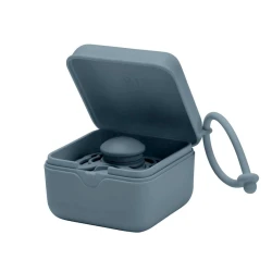 Футляр для пустышек BIBS Petrol, полипропилен/силикон