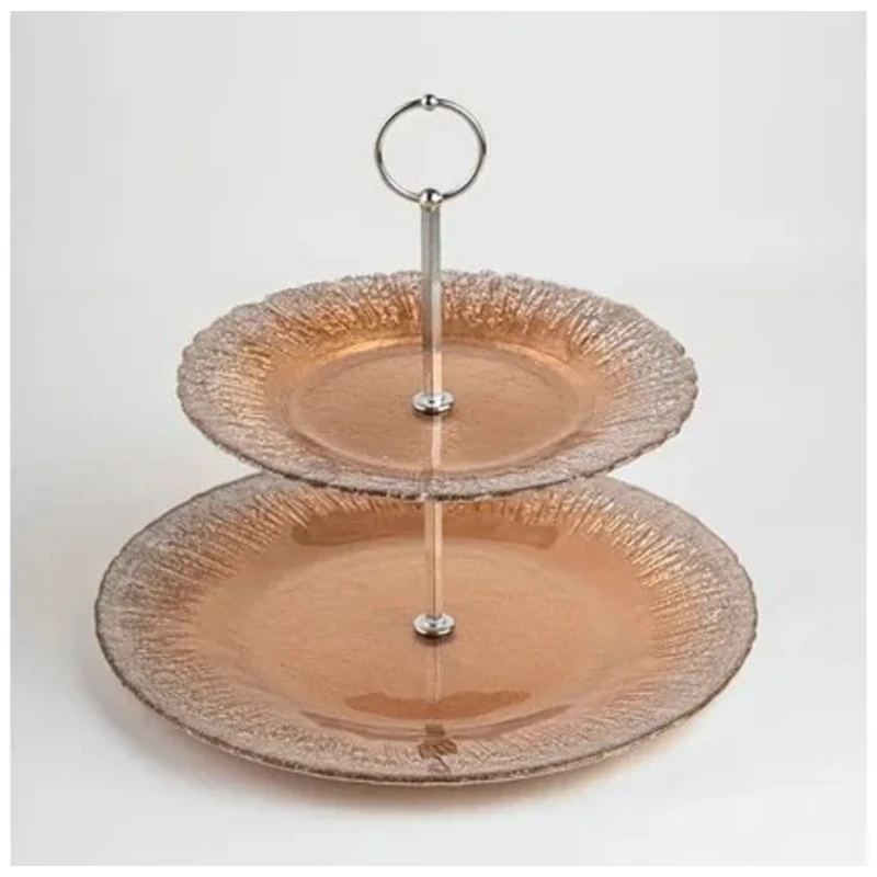 Менажница Egels Home Glassware Rose Blush, 28х21 см