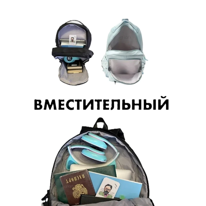 Məktəbli bel çantası 9107 mavi