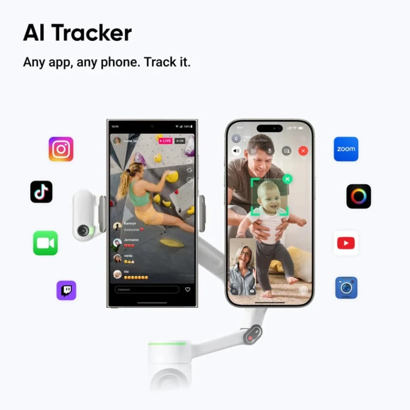 Stabilizator Insta360 Flow 2 Pro AI Tracker Bundle Stabilizator Insta360 Flow 2 Pro AI Tracker Bundle