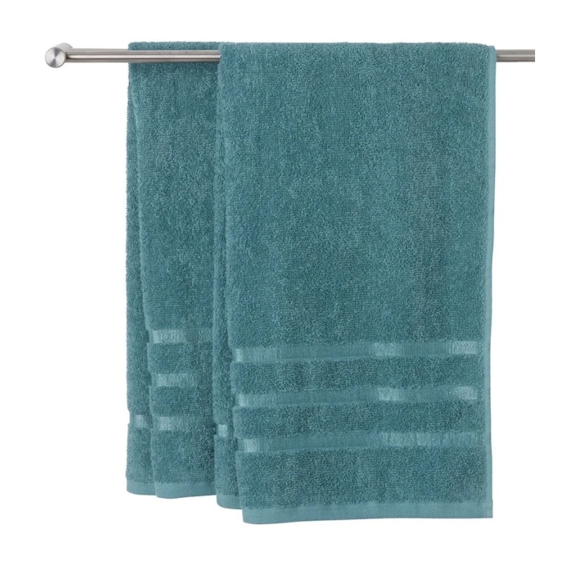 Полотенце банное JYSK Ysby, 65x130 см, хлопок, пыльно-синий Полотенце банное JYSK Ysby, 65x130 см, хлопок, пыльно-синий